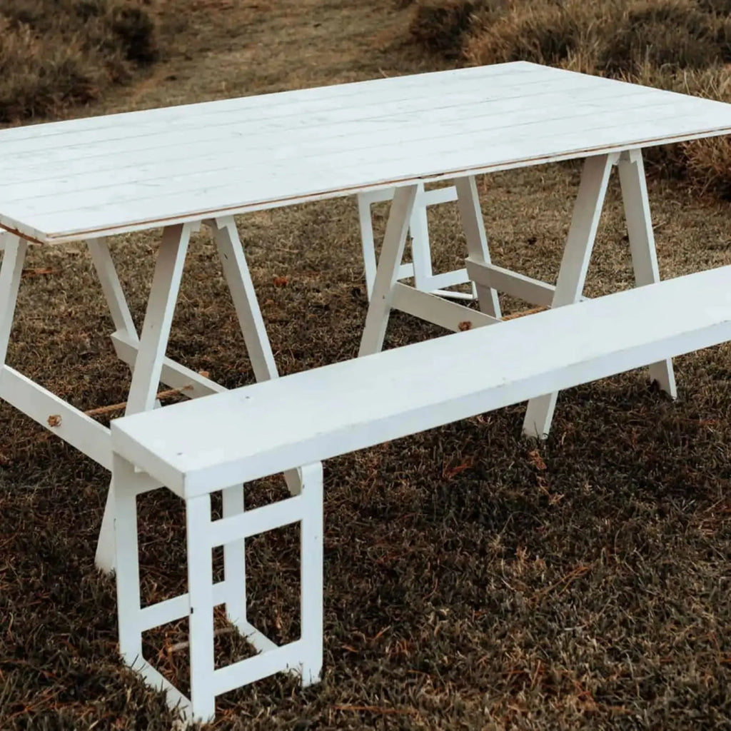 Table - White Wooden︱Island Collection Waiheke